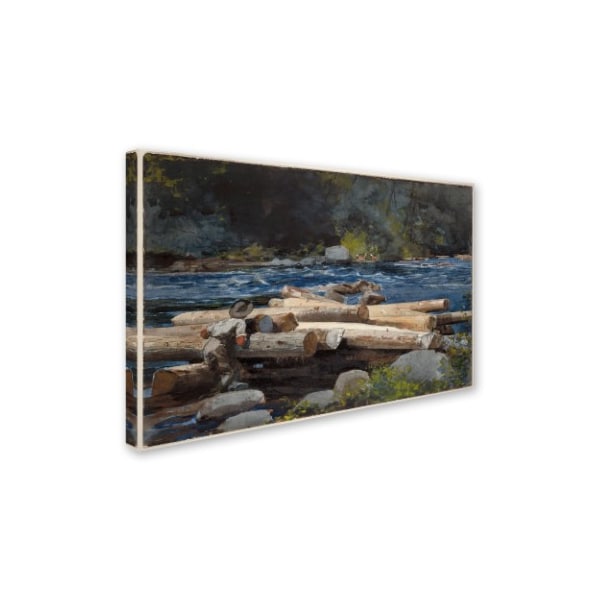 Homer 'Hudson River' Canvas Art,22x32